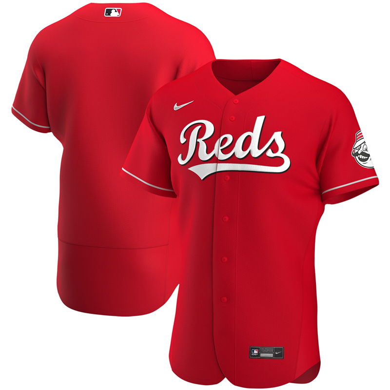 2020 MLB Men Cincinnati Reds Nike Red Alternate 2020 Authentic Jersey 1